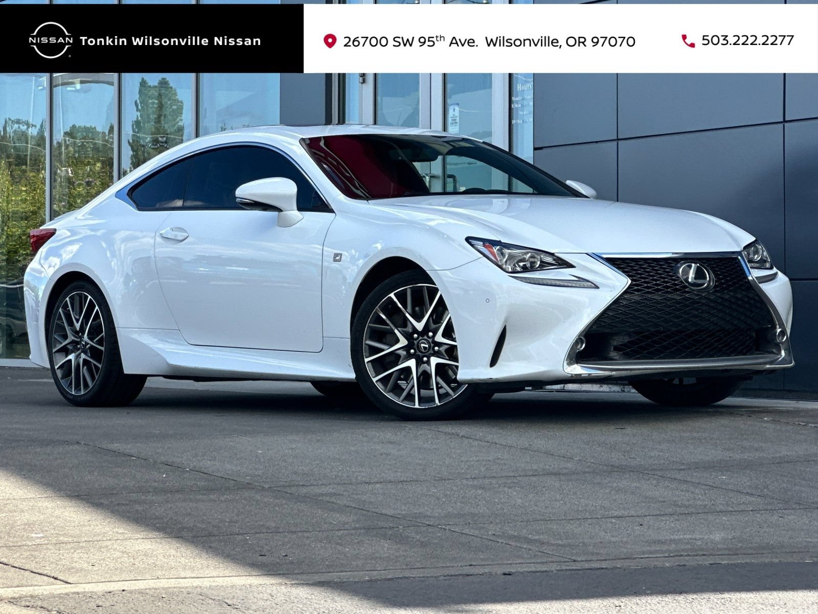 Used 2015 Lexus RC 350 w/ F Sport w/Summer Tires RWD image 1