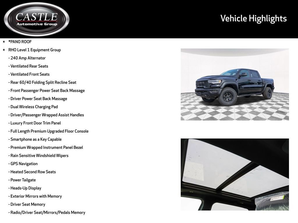 New 2026 RAM 1500 RHO w/ RHO Level 1 Equipment Group image 3