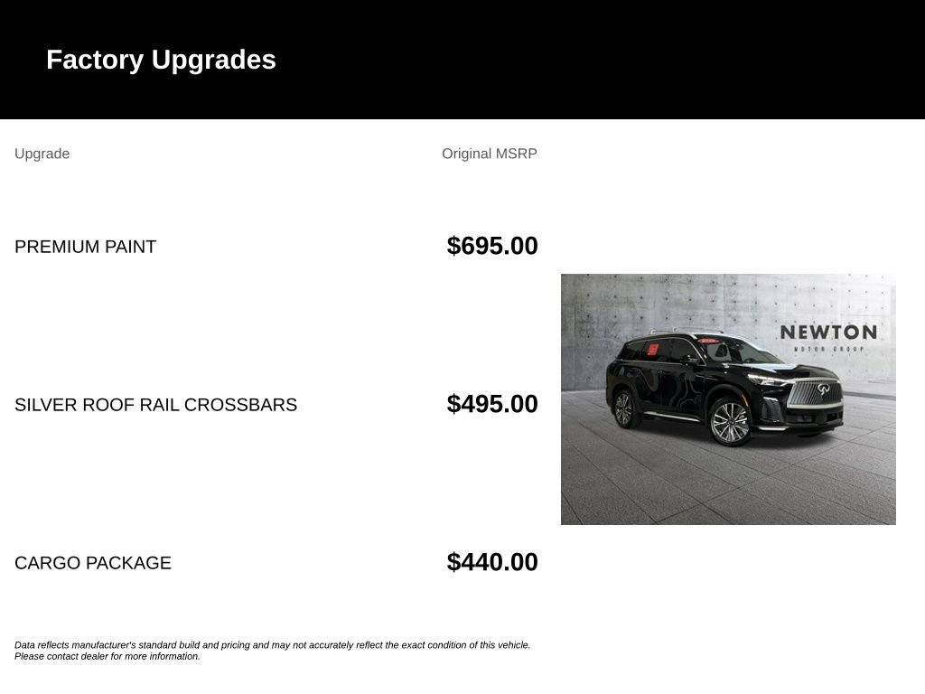 Used 2026 INFINITI QX60 Luxe w/ Cargo Package FWD image 6