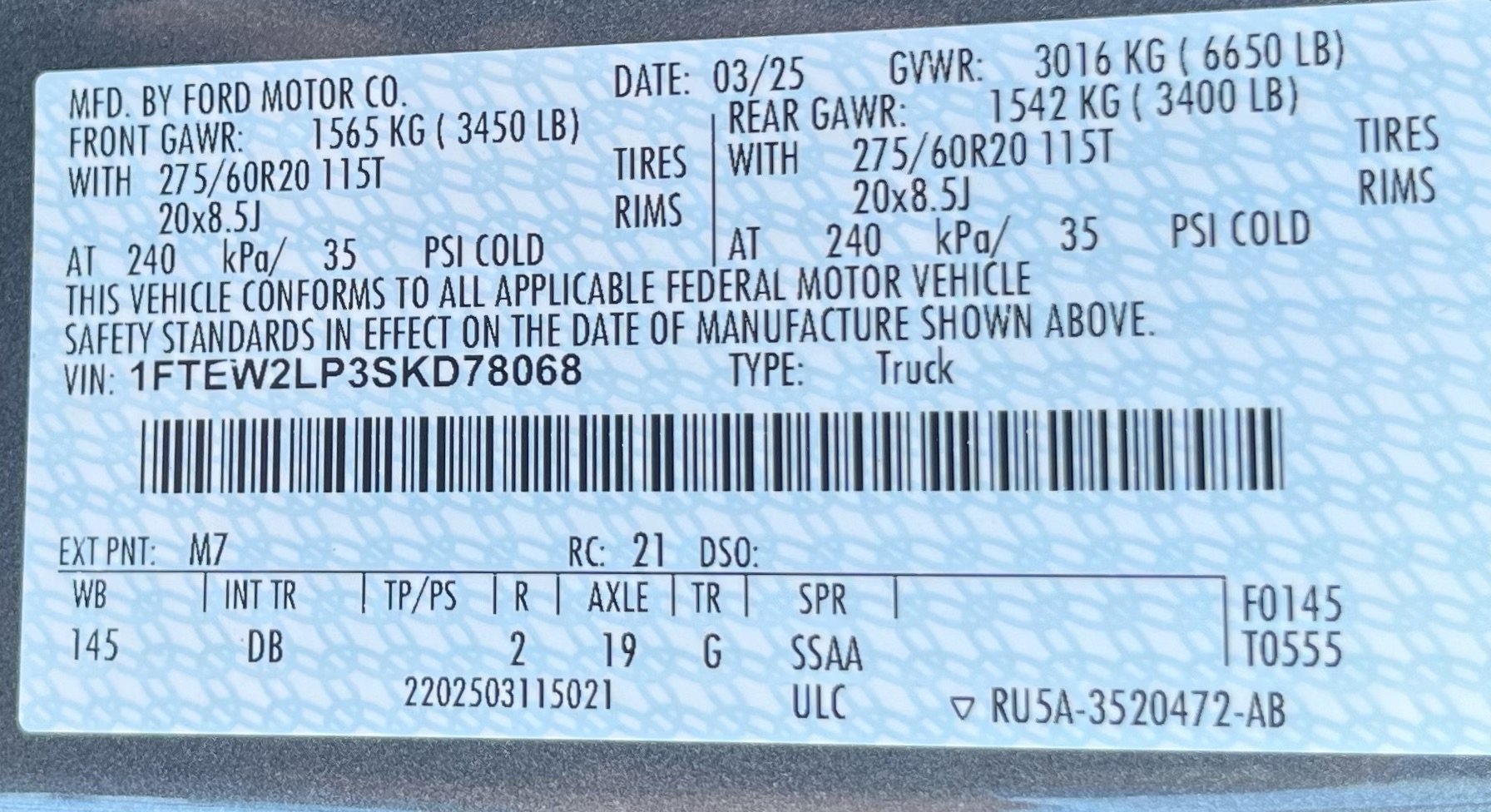 New 2025 Ford F150 STX w/ Equipment Group 200A image 27