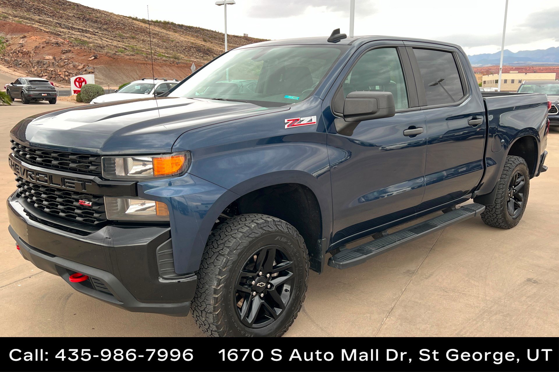 Used 2021 Chevrolet Silverado 1500 Custom Trail Boss w/ LPO, Dark Essentials Package image 1