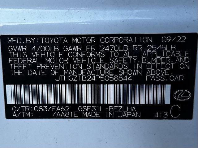 Used 2023 Lexus IS 350 F Sport w/ Navigation Package RWD image 35