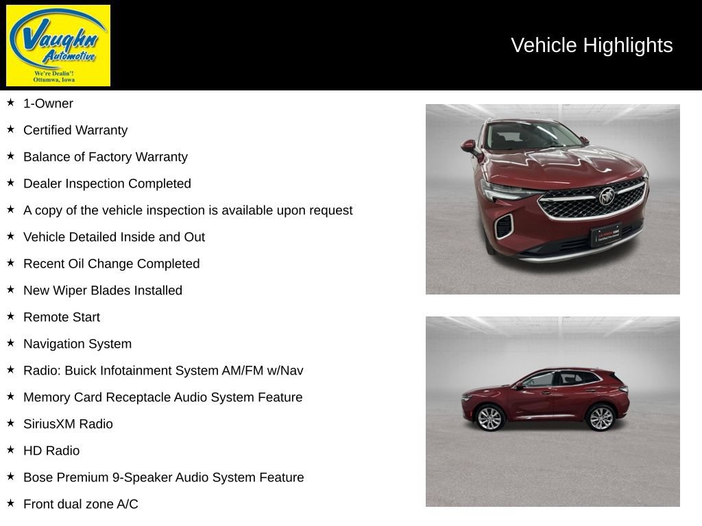 Used 2023 Buick Envision Avenir AWD/4WD video 2