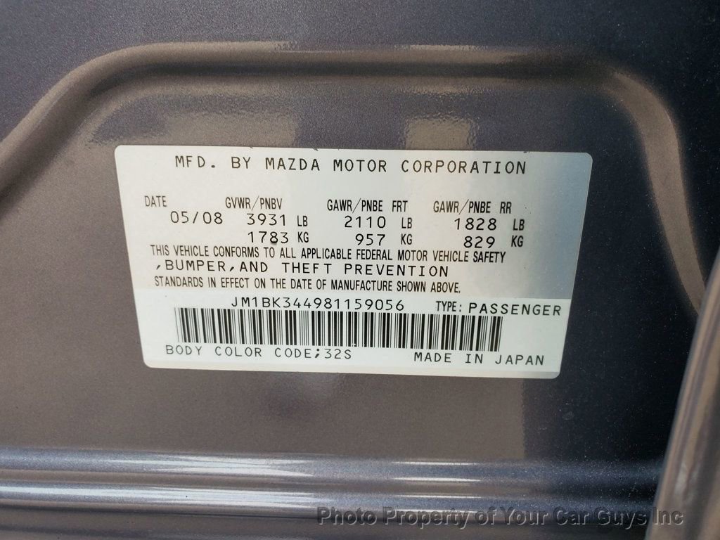 Used 2008 MAZDA MAZDA3 s Grand Touring image 25