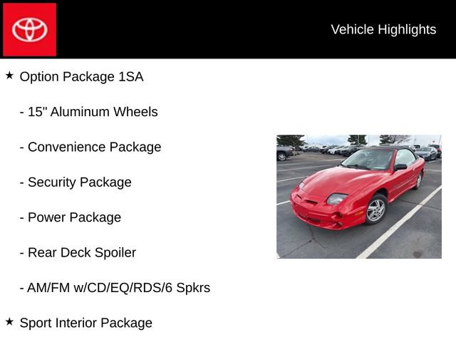 Used 2000 Pontiac Sunfire GT image 10