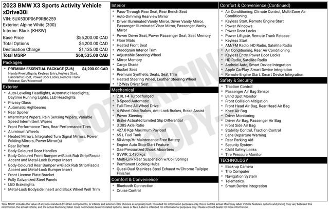 Used 2023 BMW X3 xDrive30i image 4