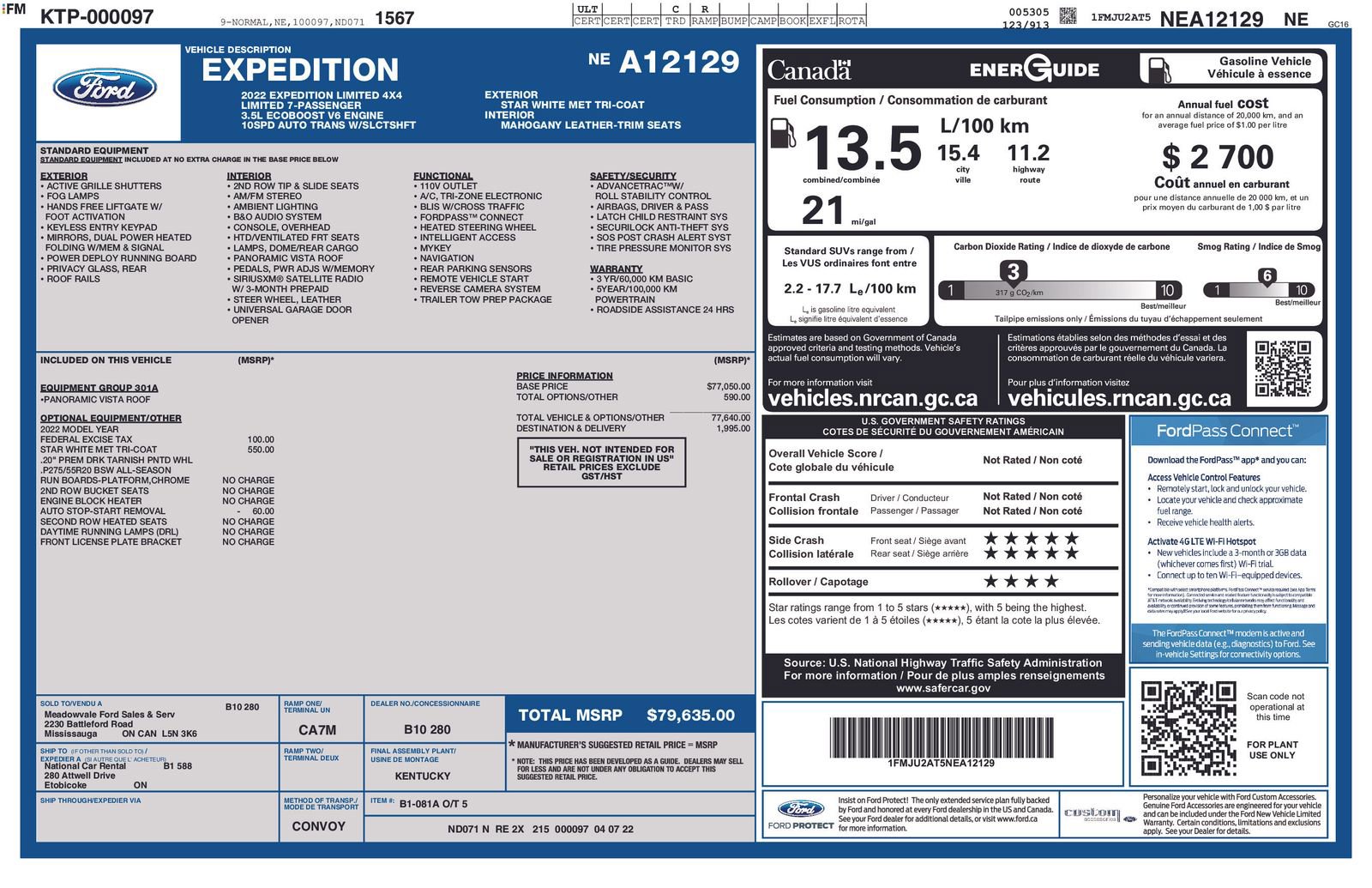 Used 2022 Ford Expedition Limited image 4