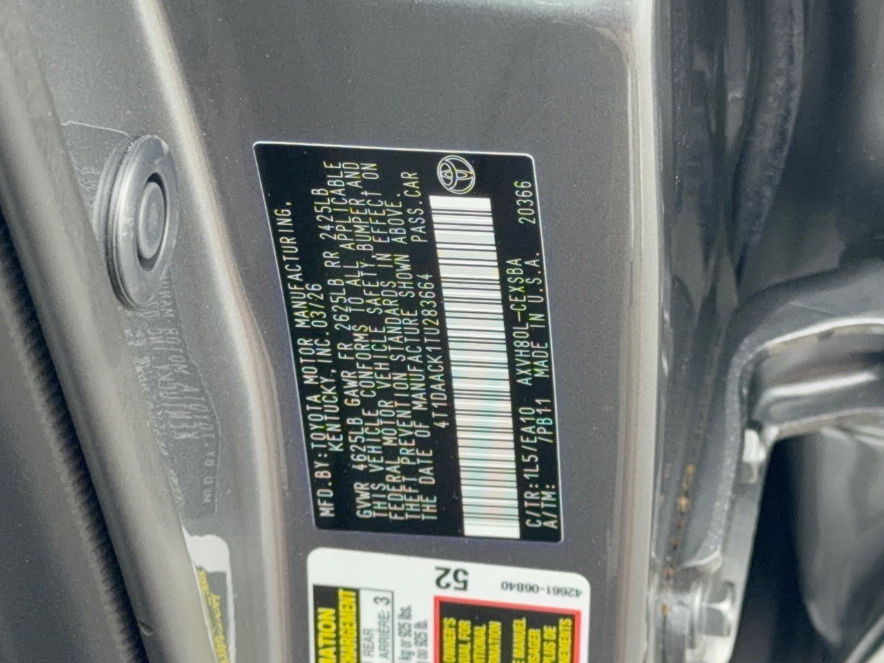 Used 2026 Toyota Camry SE FWD image 32