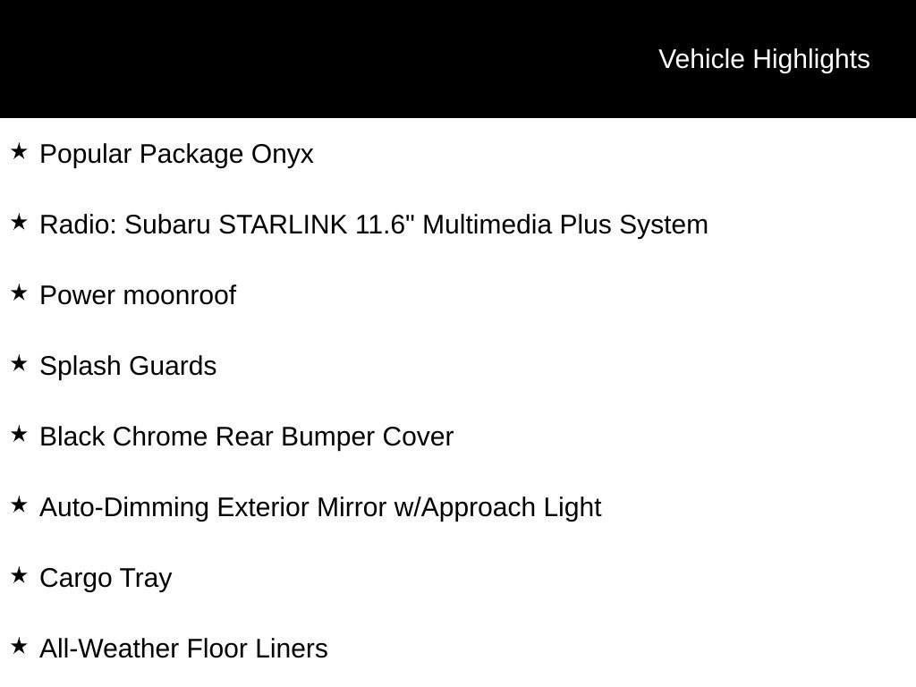 Used 2024 Subaru Ascent Onyx Edition AWD/4WD image 6