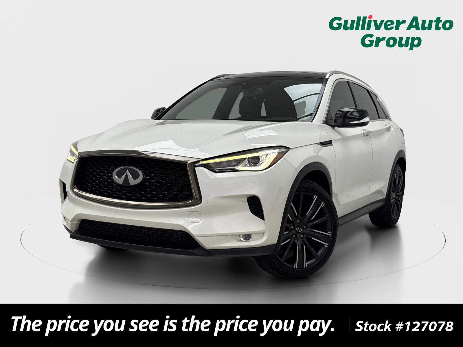 Used 2021 INFINITI QX50 Luxe w/ Appearance Package FWD image 1