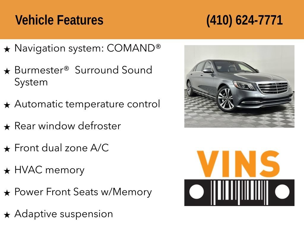 Used 2018 Mercedes-Benz S 450 Sedan image 5