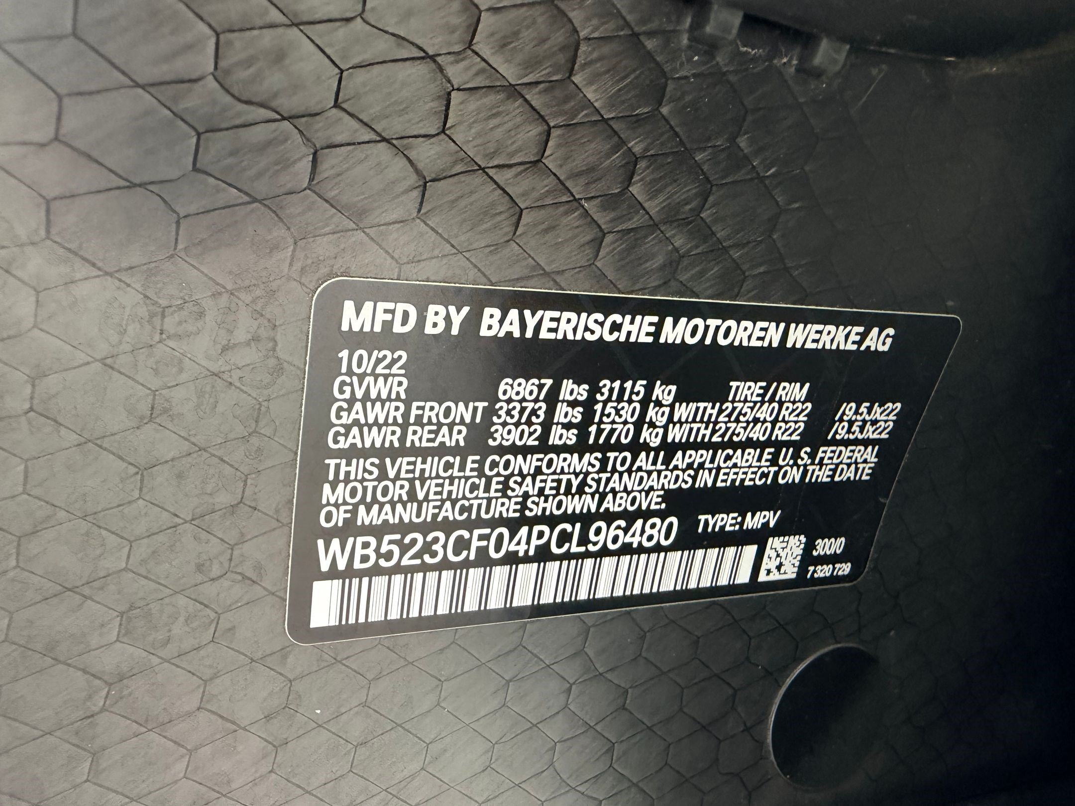 Certified 2023 BMW iX xDrive50 AWD/4WD image 20