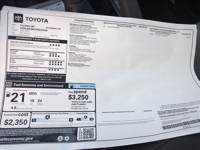 New 2026 Toyota Tacoma SR5 image 17