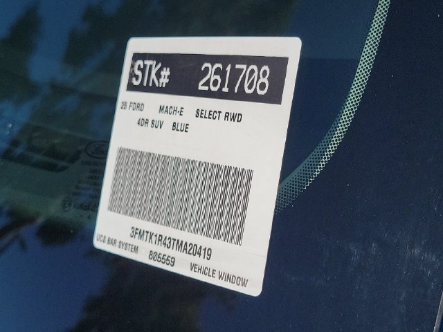New 2026 Ford Mustang Mach-E Select RWD image 24