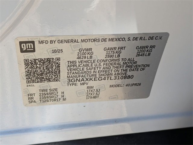 New 2026 Chevrolet Equinox ACTIV w/ Safety and Technology Package image 44