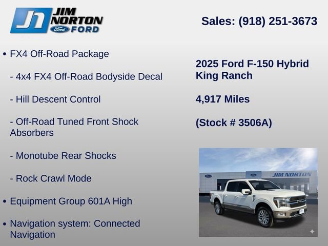 Used 2025 Ford F150 King Ranch w/ FX4 Off-Road Package image 8