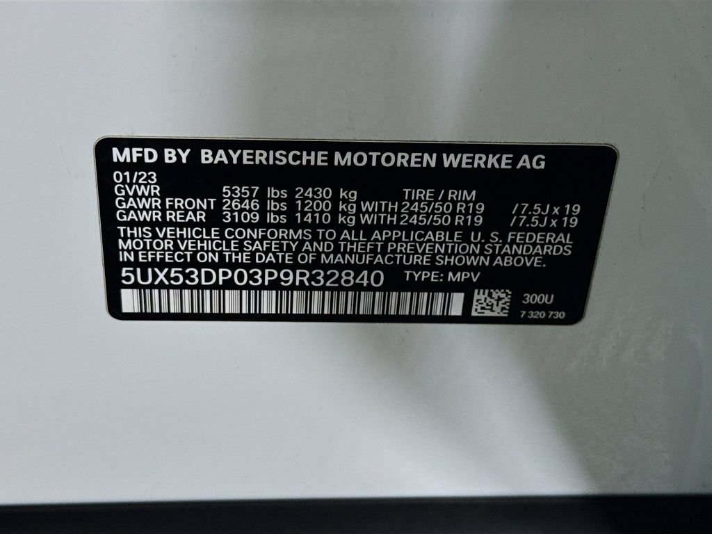 Used 2023 BMW X3 xDrive30i w/ Convenience Package AWD/4WD image 38