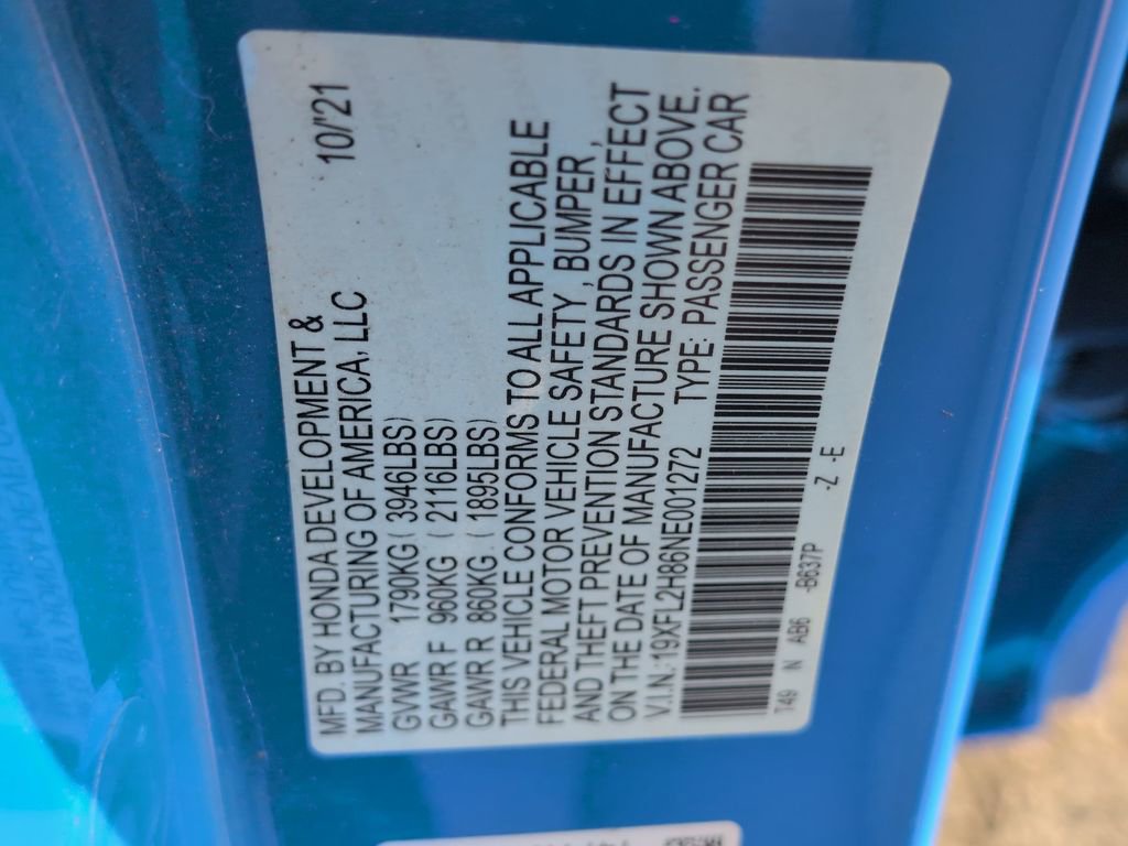 Used 2022 Honda Civic Sport image 31