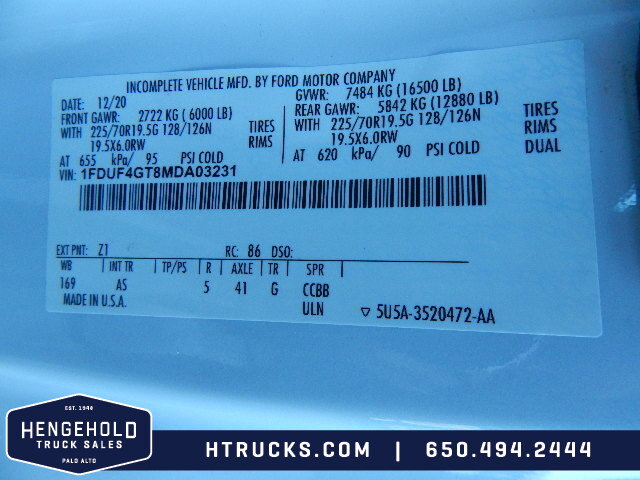 Used 2021 Ford F450 XL w/ Power Equipment Group image 30