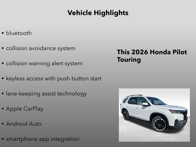 New 2026 Honda Pilot Touring image 10