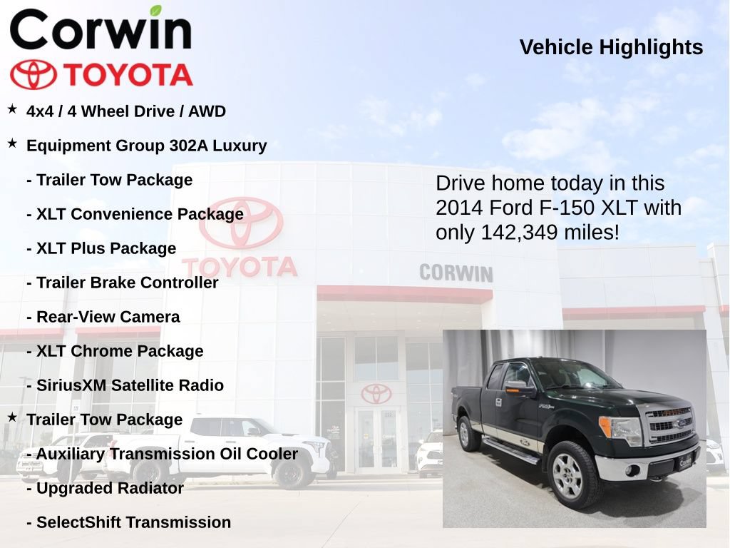 Used 2014 Ford F150 XLT w/ Equipment Group 302A Luxury AWD/4WD image 7