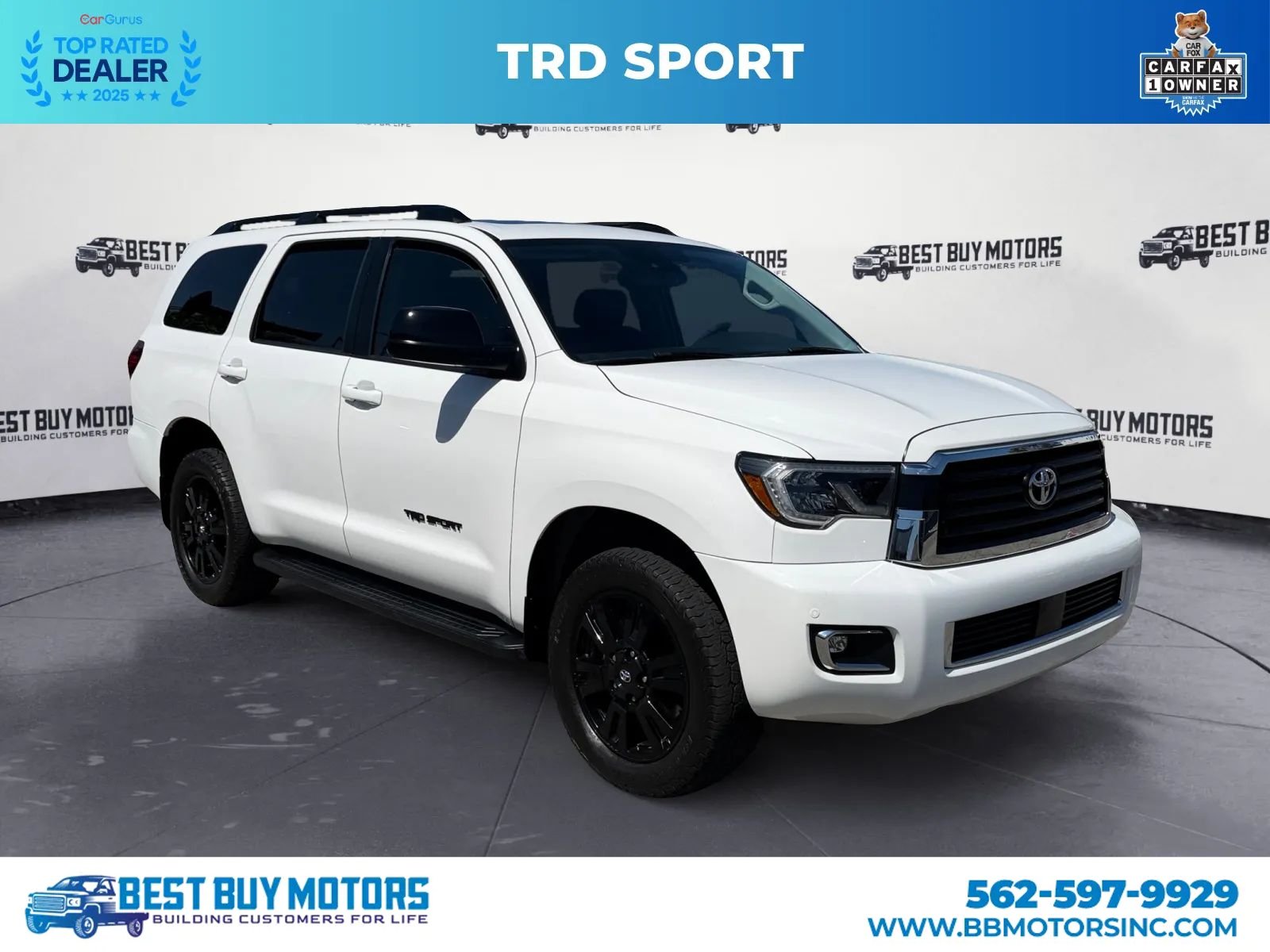 Used 2019 Toyota Sequoia TRD Sport w/ TRD Sport Premium Package AWD/4WD image 1