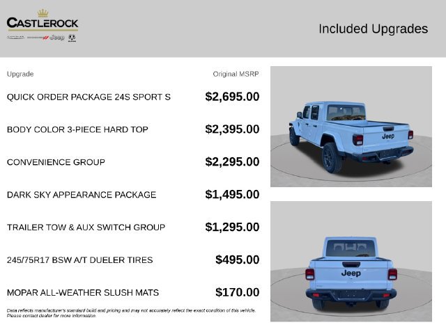 New 2026 Jeep Gladiator Sport AWD/4WD image 4