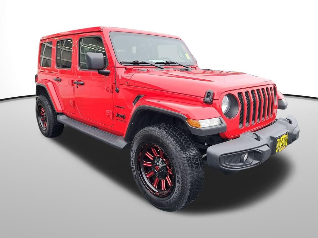 Used 2021 Jeep Wrangler Unlimited Sahara w/ Uconnect 4C Nav & Sound Group image 8