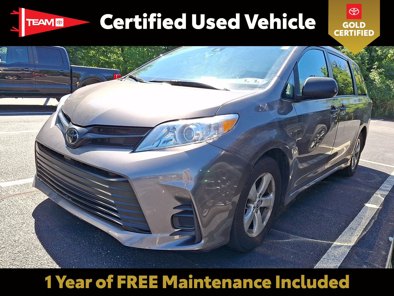Certified 2020 Toyota Sienna L FWD image 1