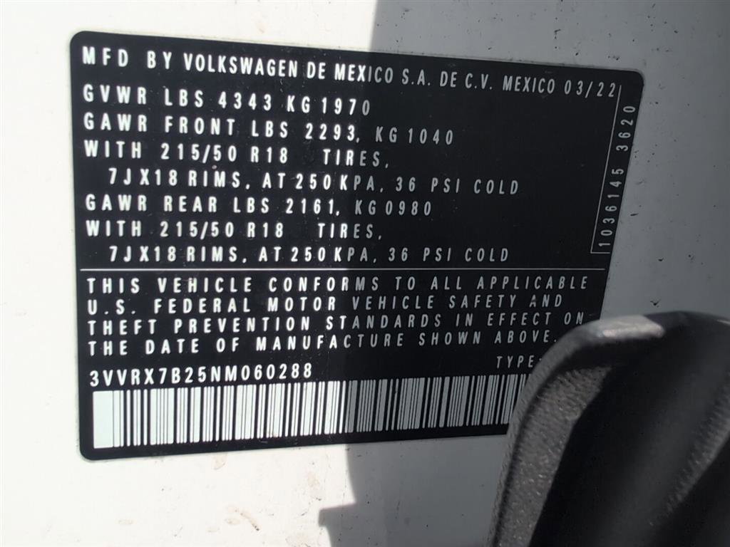 Used 2022 Volkswagen Taos SE FWD image 21
