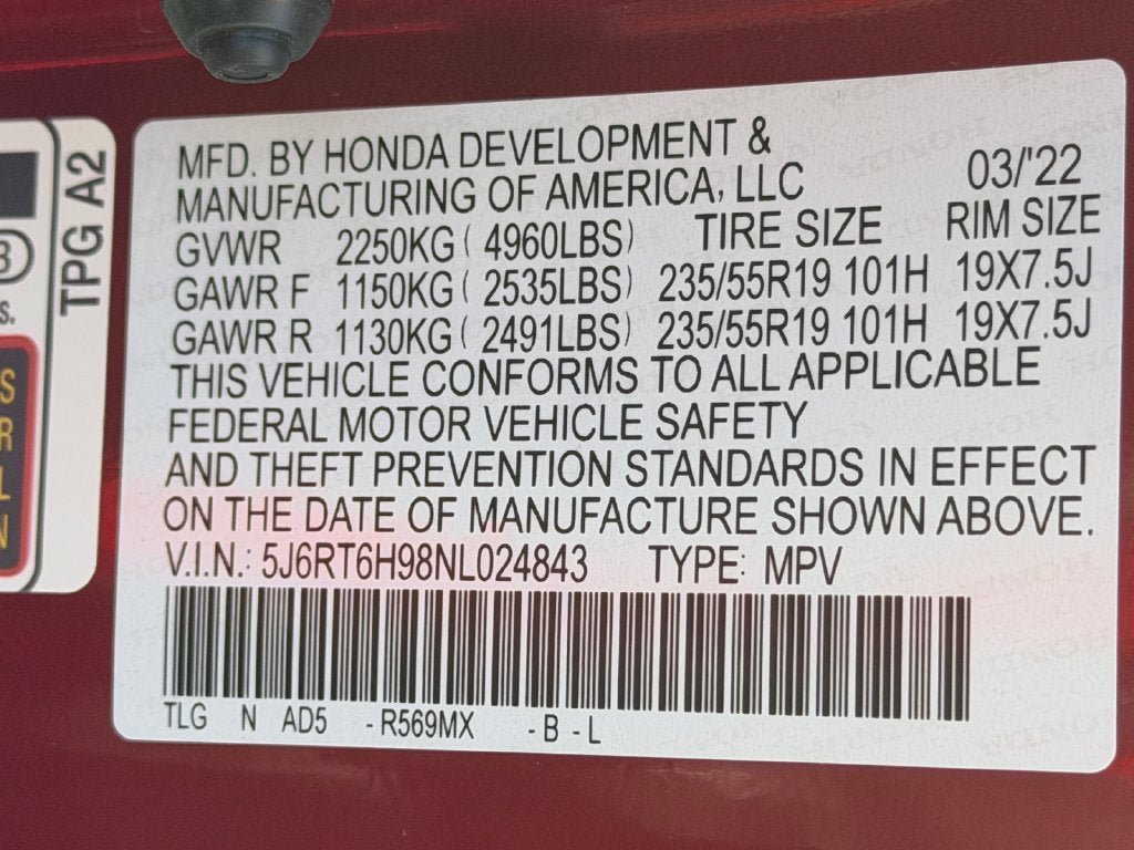 Used 2022 Honda CR-V Touring image 36