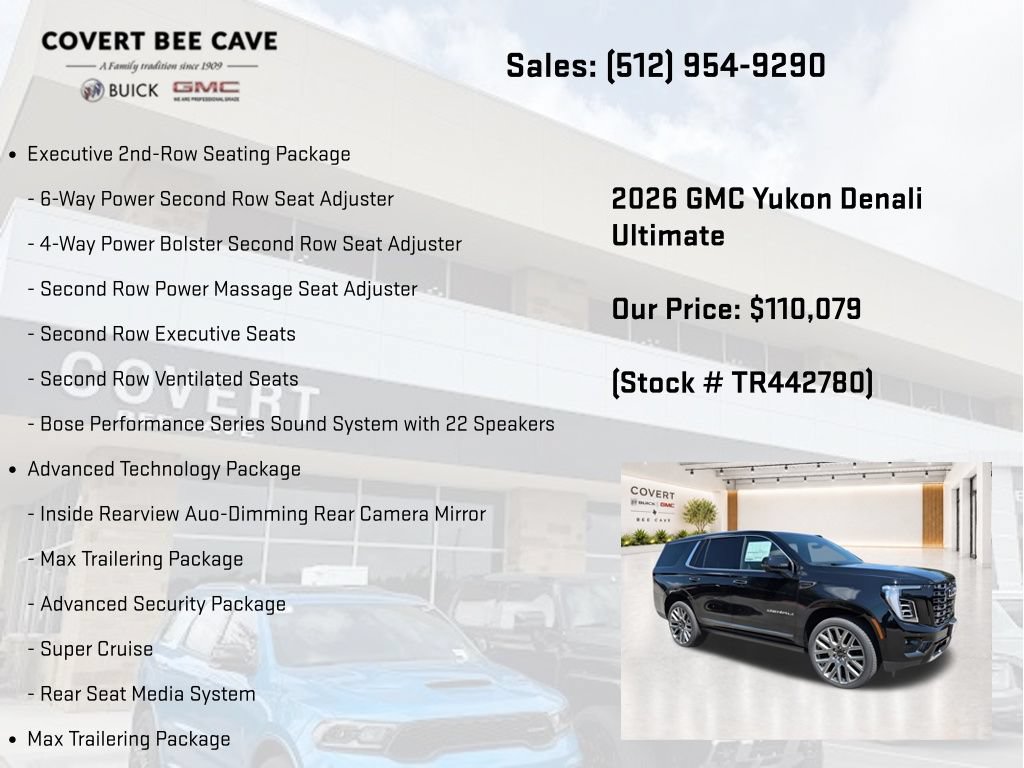 New 2026 GMC Yukon Denali Ultimate AWD/4WD image 19