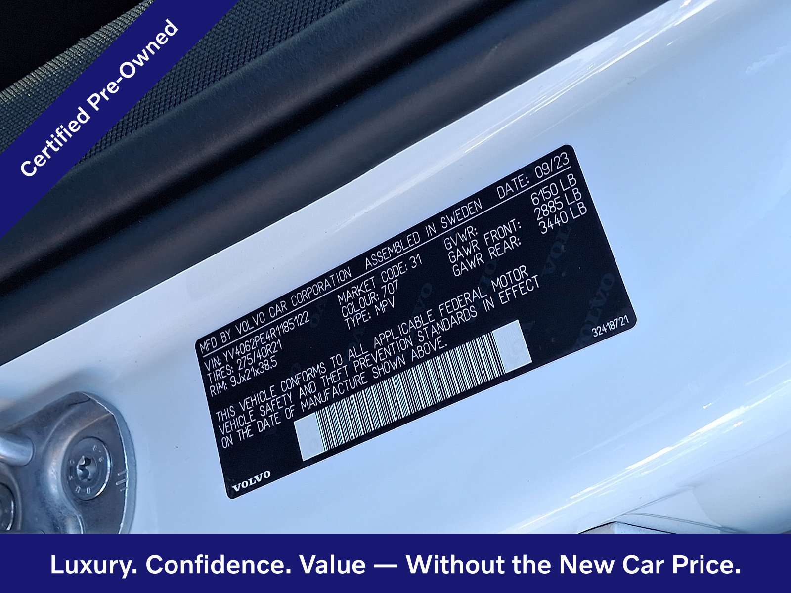 Certified 2024 Volvo XC90 B6 Plus w/ Protection Package Premier AWD/4WD image 28