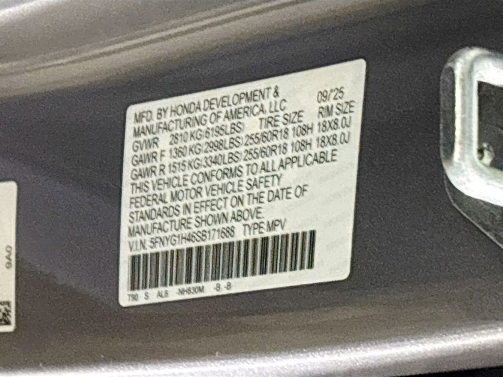 New 2025 Honda Pilot EX-L image 25