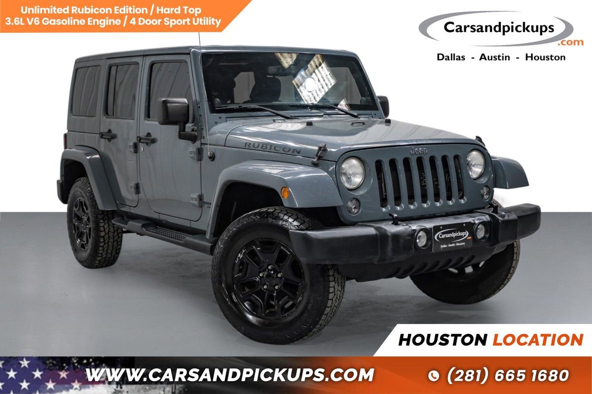 Used 2014 Jeep Wrangler Unlimited Rubicon w/ Connectivity Group image 1