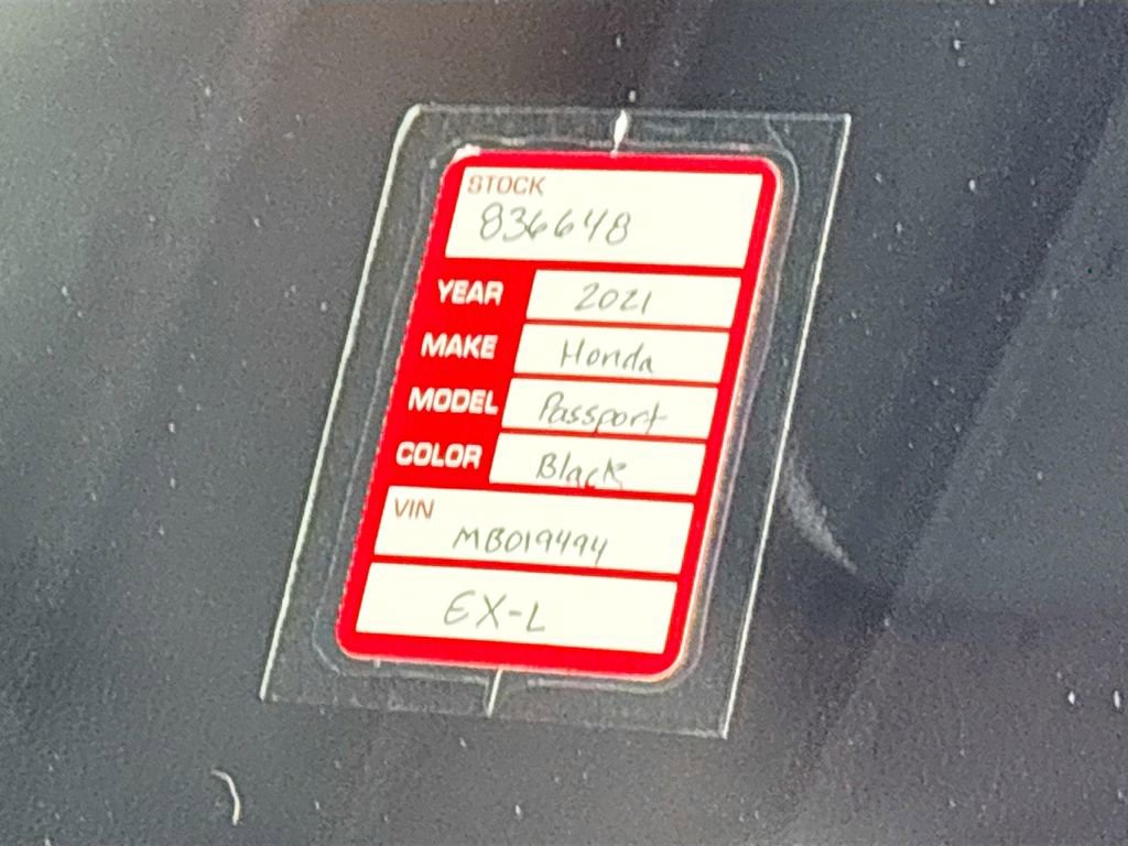 Certified 2021 Honda Passport EX-L image 26