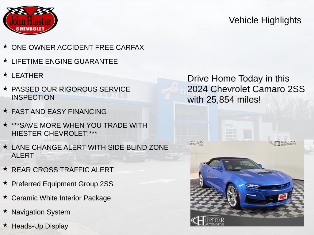 Certified 2024 Chevrolet Camaro SS RWD image 6