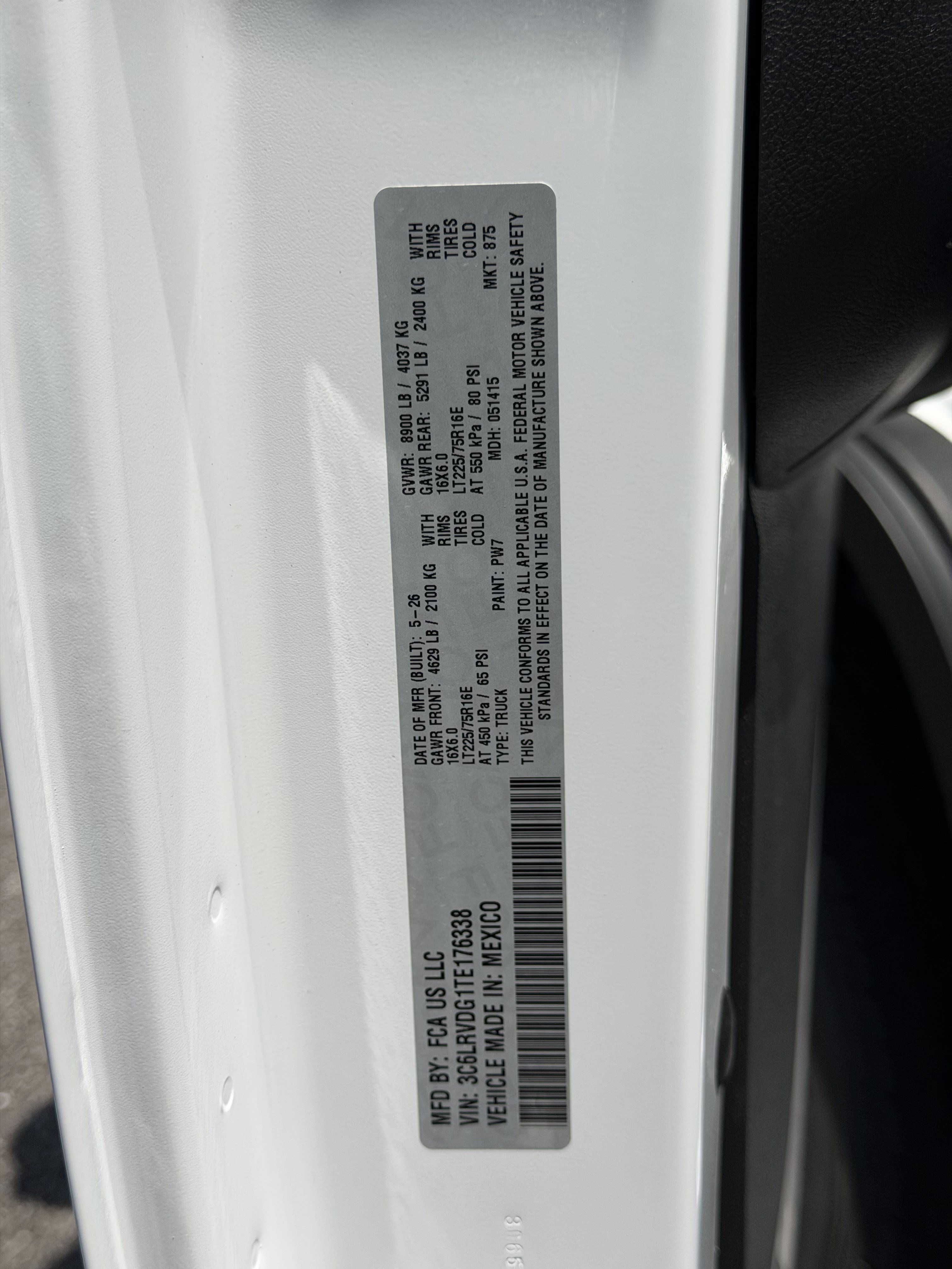 New 2026 RAM ProMaster 2500 w/ Safety Group FWD image 37