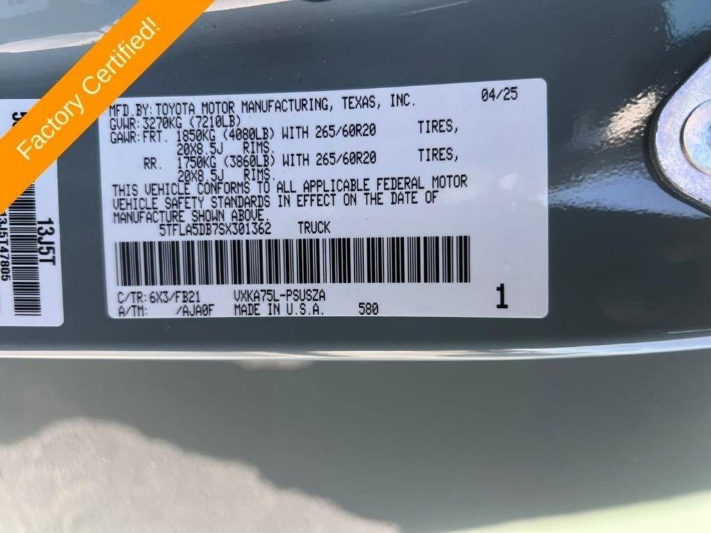 Used 2025 Toyota Tundra SR5 image 25