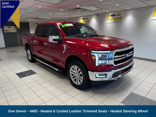Certified 2024 Ford F150 Lariat w/ Equipment Group 502A High AWD/4WD 360° Tour