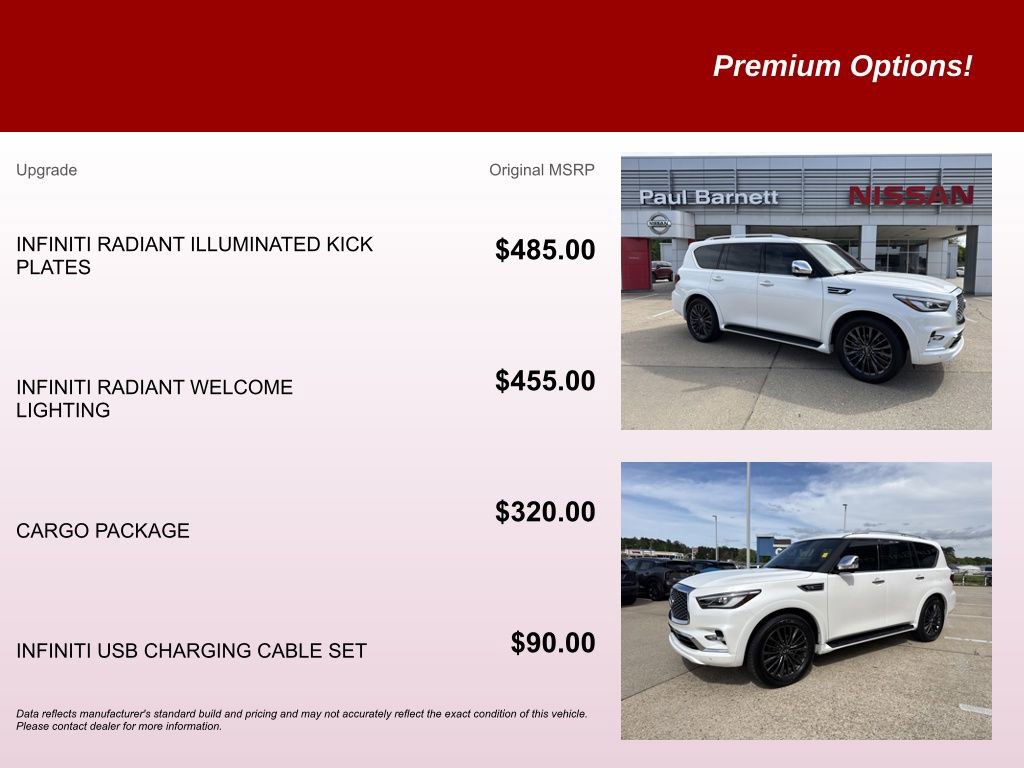 Used 2023 INFINITI QX80 Sensory w/ Cargo Package AWD/4WD image 9