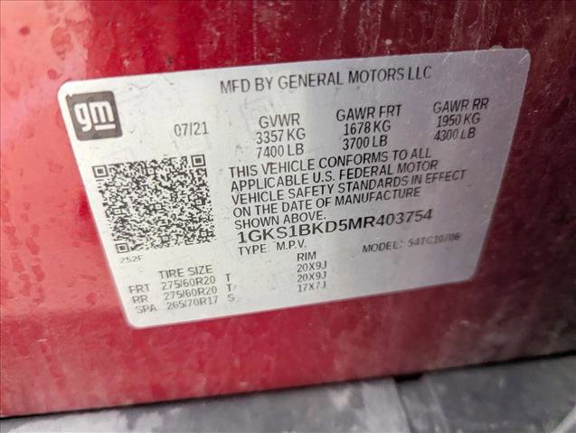 Used 2021 GMC Yukon SLT w/ Rear Media and Nav Package image 17