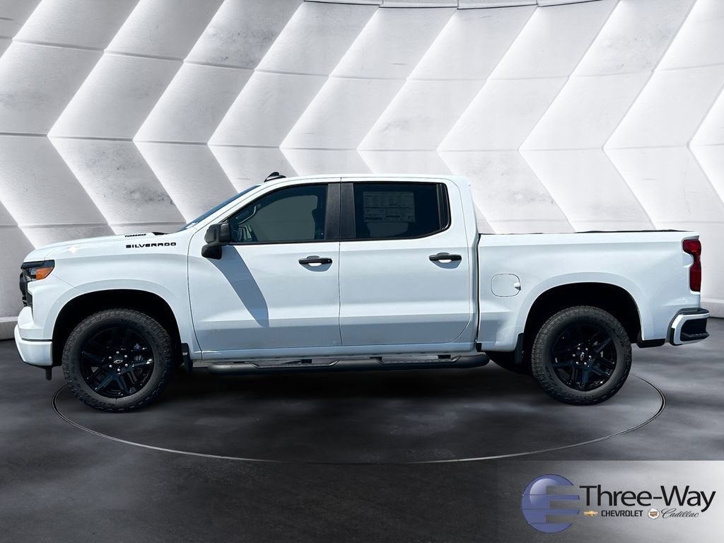 New 2026 Chevrolet Silverado 1500 Custom w/ Turbomax Blackout Package RWD image 2