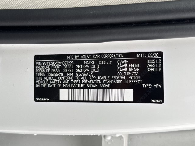 Used 2021 Volvo XC90 T5 Momentum w/ Climate Package FWD image 35