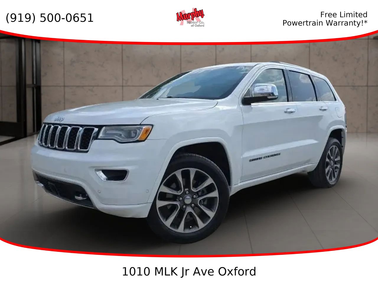 Used 2018 Jeep Grand Cherokee Overland image 1
