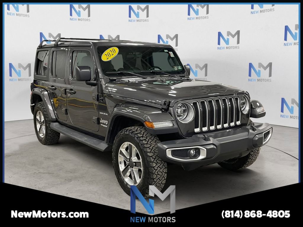 Used 2020 Jeep Wrangler Unlimited Sahara w/ LED Lighting Group AWD/4WD image 7