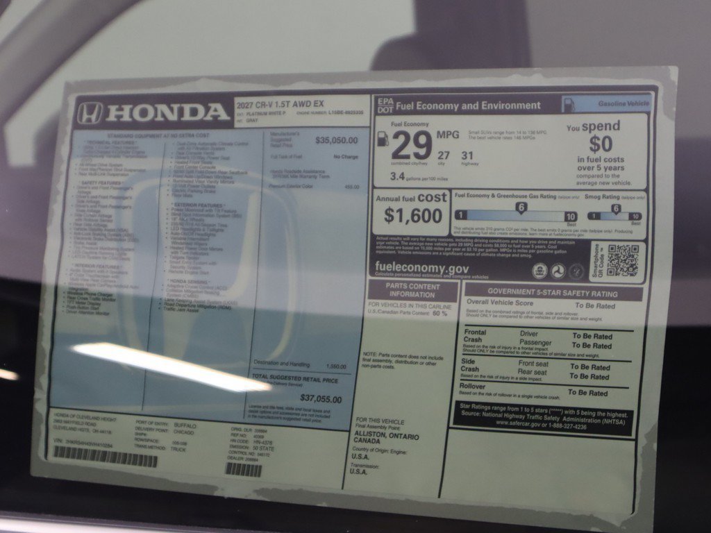 New 2027 Honda CR-V EX image 24