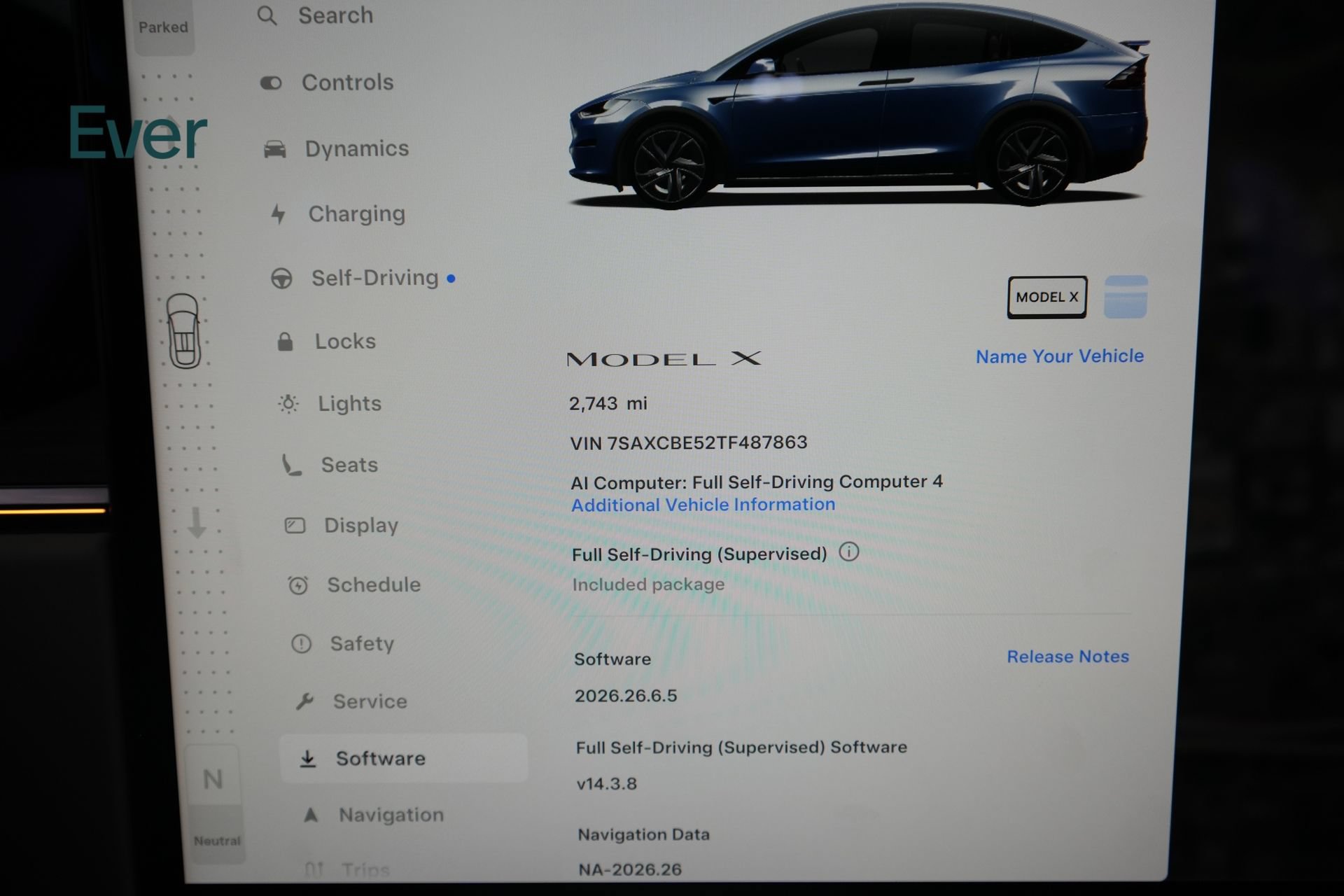 Used 2026 Tesla Model X AWD/4WD image 7