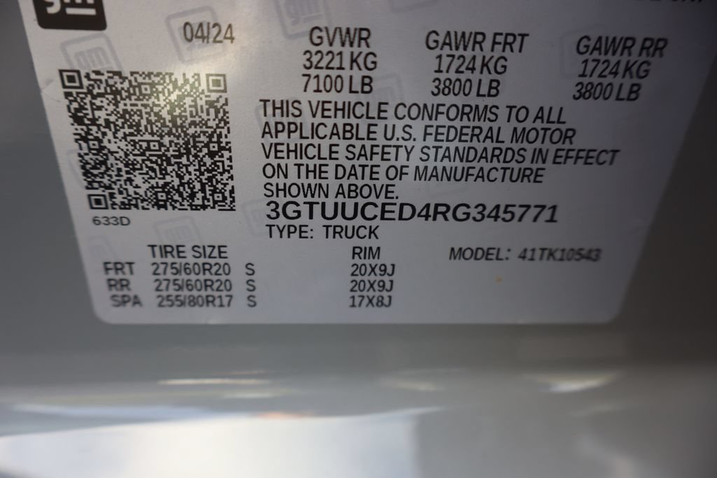Used 2024 GMC Sierra 1500 Elevation AWD/4WD image 34