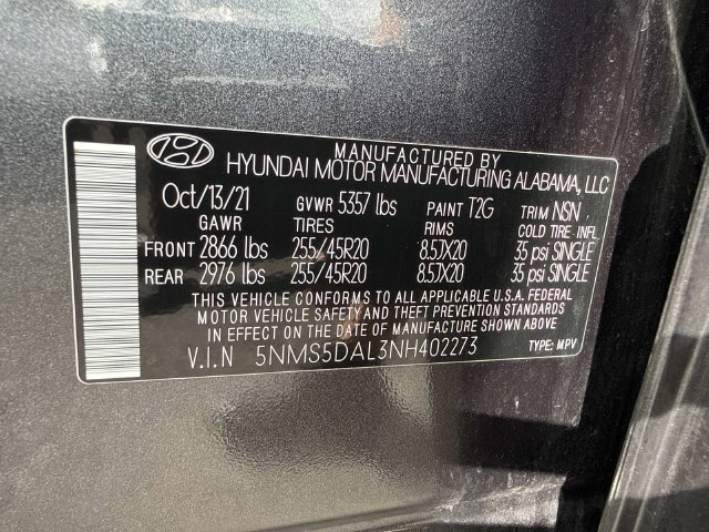 Used 2022 Hyundai Santa Fe Calligraphy AWD/4WD image 29